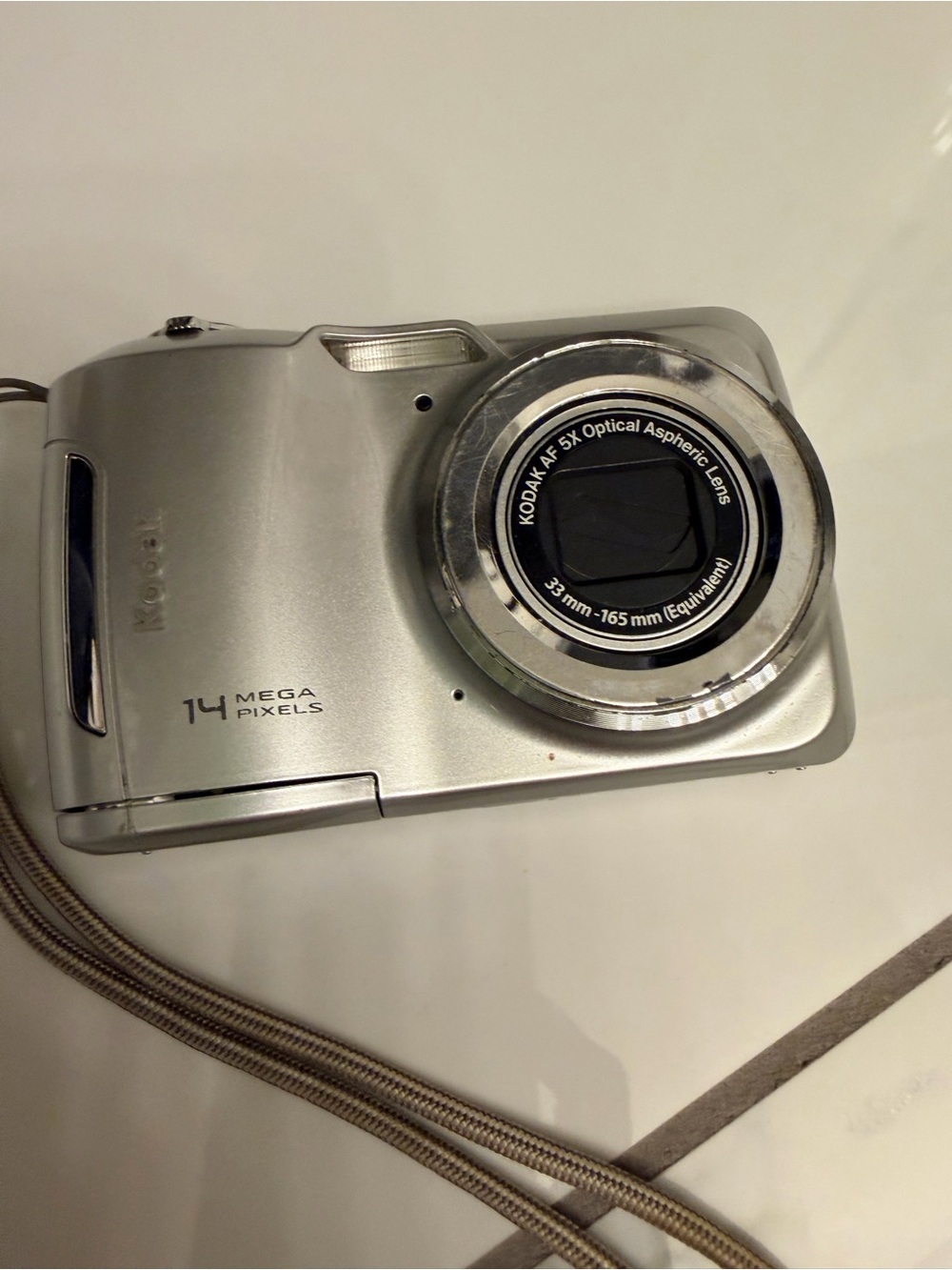 Kodak Silver Compact Digital Camera with Wrist Strap